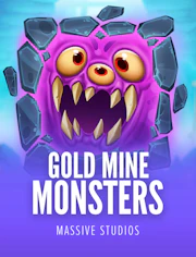 Slot con temática de minería y monstruos en un formato llamativo y moderno.